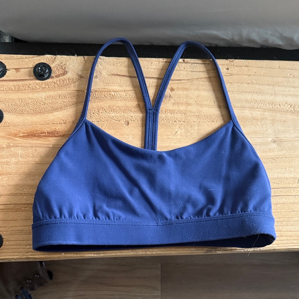 Women's Blue Lululemon Flo-Y Bra